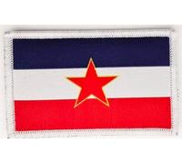 Embroidered Yugoslavian Flag Patch - Military Army Coat Of Arms Yugoslavia