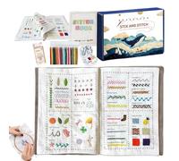Embroidery and sewing book, easy to learn with understandable explanations and