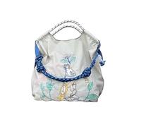 Embroidery ball chain eco-friendly bag - the perfect combination of fashion and environmental protection. Large capacity and lightweight design. Exquisite embroidery craftsmanship.