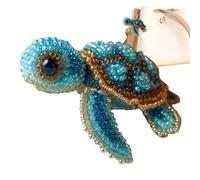 Embroidery Beadwork Kit - Decorative Animal Pattern Set, Multicolor Craft Beads System, Guided Jewelry Making Board Featuring Detailed Layout | Educational Art Option For Children Classes Hobby Studio