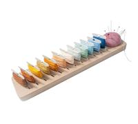 Embroidery Bobbin Organizer Rack | Knitting Floss Organizer Embroidery Bobbin Holder | Tabletop Bobbin Holder 12 Slots Rack for Sewing Enthusiast for Mother, Grandmother