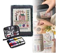 Embroidery Books, DIY Stitch Book, 2026 New Embroidery Book Sewing Tools and Tutorials, Compact Portable for Home Travel Use for Craft Lovers (1)