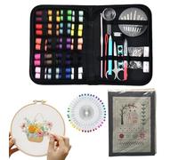 Embroidery Books for Stitches, Pattern Book for Embroidery Needles and Embroidery Patterns - Craft Sewing Set with Instructions for Beginners Enthusiasts Adults Weaving Sewing Crafts