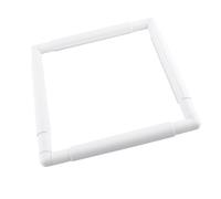 Embroidery Clip Frame, Plastic Square Frame Hoop for Quilting Needlepoint Cross Stitch Silk-Painting 27.9×27.9cm for Crafters Artists Beginners Home Decor DIY Projects