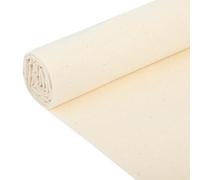 Embroidery Fabric 160x50 cm Calico Fabric 100% Cotton Canvas Fabric Monks Cloth Natural Muslin Linen Fabric Material for Sewing Quilting Crafts Cheesemaking Punch Needle Embroidery