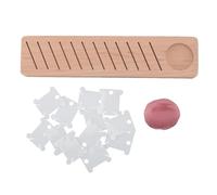 Embroidery Floss Bobbin Rack Organizer 12 Positions Wooden Inserts for Thread Embroidery Room