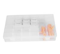 Embroidery Floss Organizer Box with Manual Winding Machine, Plastic Bobbins for Cross Stitch, Transparent Thread Storage Case with Labels for DIY Sewing Projects