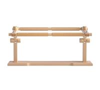 Embroidery Frame Stand, Adjustable Cross Stitch Scroll Frame, Beech Wood Needlepoint Holder for Stitching and Sewing Crafts