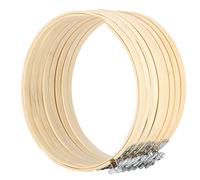 Embroidery Hoop, 8Pcs Embroidery Hoops Adjustable Cross Stitch Frame Circle Embroidery Stretch Clip Sewing Tools Cross Stitch Hoop Universal for Art Craft Sewing Wall Decoration