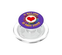 Embroidery Hoop It Was Love At First Stitch Funny Crafter PopSockets PopGrip for MagSafe