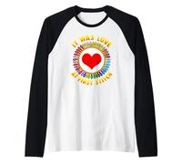 Embroidery Hoop It was Love At First Stitch Funny Crafter Raglan Baseball Tee