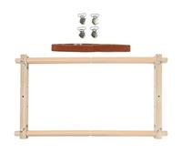 Embroidery Hoop, Wooden Embroidery Roller Frame, Embroidery Wall Frame, Wooden Frame, Removable Wooden Frame with Clear Instructions for Needle Points, Sewing and Batik Painting Accessories