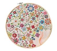 Embroidery Kit - 11.42 Inch Embroidery Kit for Beginners, Adult Embroiidery Set, Complete Sewing Quilting Craft Supplies, | Christmas Holiday Stocking Stuffer Gift for Men Women Festive Crafting