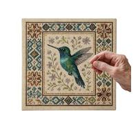 Embroidery Kit for Adults | Cross Accessories With Hummingbird And Floral Pattern | Art Embroidery Accessories - For Beginners & Adults & Hobby & Crafts & Family & Vacation