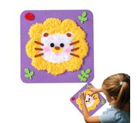 Embroidery Kit for Beginners, Embroidery Kit, Creative Kids Sewing Animal Kit, Learning and Education Toys, Sewing Your Own Products, The Set for Esc Home Project