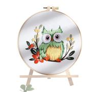 Embroidery Kit For Beginners, Embroidery Kit For Beginners | Embroidery Kits For Beginners Hand Owls For Adults | Holiday Home Decor, Sewing Kits With Wing