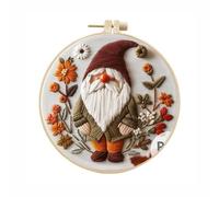 Embroidery Kit for Beginners Halloween Gothic Fall Cross Stitch Kits Adult Easy Hobby Kits for Adults(#1)