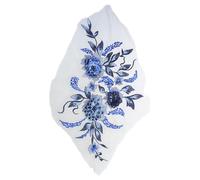 Embroidery Lace Applique Embroidered Flower Patches Applique Sew On Patches for Decorating Clothing Jeans Jackets Skirt Easy to Sew Embellishment