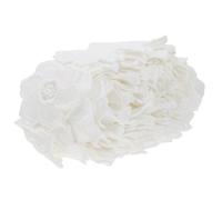Embroidery Lace Trim White Milk Silk Flower Ribbon 10 Yards