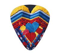 Embroidery love Guitar picks in thin, medium, and thick sizes, 12-piece set, suitable for electric guitar and various instruments