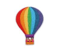 Embroidery Patch 10 Little Ship Embroidery Cloth Sticker Hot Air Balloon Patch Children's Clothing Embellishment Traffic Lights Car Compute for Clothes(Color1)