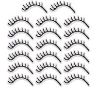 Embroidery Patch 20pcs Funny Eyelash Applique Iron on Sew on Decorative Repair Patch for Clothing Hat Bag Diy Accessories