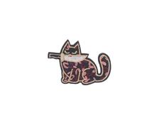 Embroidery Patch 6.5cmx4.5cm 10 Piece Funny Cat Embroidered Patch Iron On Cartoon Animal Applique for Clothes Backpack for Clothes(Color 8)