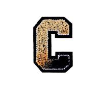 Embroidery Patch, English Letters Sew On Embroidery Patches Pack of 26 pcs Multicolor 1.9-4.7cm(Colorc)