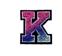 Embroidery Patch, English Letters Sew On Embroidery Patches Pack of 26 pcs Multicolor 1.9-4.7cm(Colork)