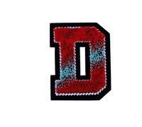 Embroidery Patch, English Letters Sew On Embroidery Patches Pack of 26 pcs Multicolor 1.9-4.7cm(Colord)