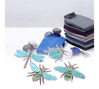 Embroidery Patch, Sewing Patch 4Pcs Cute Embroidery Patches Decoration Patch Sewing Decoration Patch DIY Clothes Applique