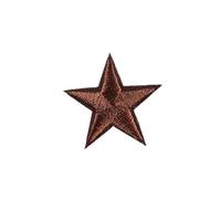 Embroidery Patches 10PCS Multi-Colored Star Embroidered Patches Sew Iron On Clothing Gold Silver for Clothes Appliques Craft Sticker Stripes(Grown2)
