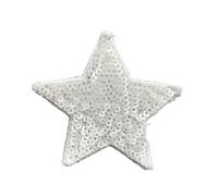 Embroidery Patches 10pcs Sequins Glitter Star Ironing Patch Embroidery Cloth Jacket Bag Hat Decor Accessories Flash DIY Craft Supplies for DIY(Color 11,Large(12 * 12cm))