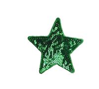Embroidery Patches 10pcs Sequins Glitter Star Ironing Patch Embroidery Cloth Jacket Bag Hat Decor Accessories Flash DIY Craft Supplies for DIY(Color 3,Small(6 * 6cm))