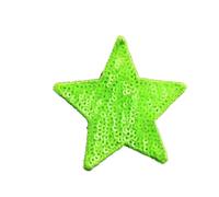 Embroidery Patches 10pcs Sequins Glitter Star Ironing Patch Embroidery Cloth Jacket Bag Hat Decor Accessories Flash DIY Craft Supplies for DIY(Color 2,Small(6 * 6cm))