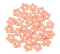 Embroidery Patches 30pcs 1.5cm Colorful Mini Flower Embroidery Applique Hand Sewing Patches Decoration DIY Accessories for DIY(Color14)