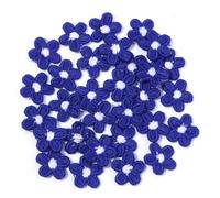 Embroidery Patches 30pcs 1.5cm Colorful Mini Flower Embroidery Applique Hand Sewing Patches Decoration DIY Accessories for DIY(Color18)