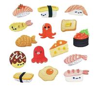 Embroidery Patches 3pcs Patch for Clothing Iron On Embroidery Applique Cute Fabric DIY Phone Case Apparel Accessories(B6-12)