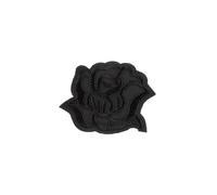Embroidery Patches 5pcs Black Rose Flower Patch Fabric Embroidered Clothes Repair Stickers Bag Sew Iron On DIY Sewing Applique Apparel Clothing for DIY(M Rose)