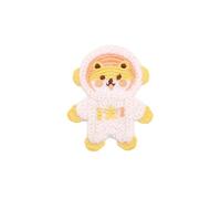 Embroidery patchest 5 * 6.5CM 10PCS Cartoon Cute Cat Animal Embroidery Patch Iron On Appliques Chinese for Clothing Large Sew On Patches for Jeans Jacket(Yellow Cat)