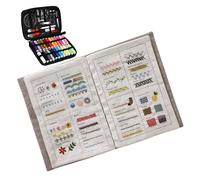 Embroidery Pattern Book, Embroidery, All Techniques and 86/106 Stitches, 40 Designs, Professional Stitches Dictionary for Sewing Skills, Beginners to Advanced Handmade Techniques