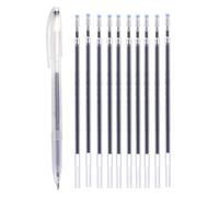 Embroidery Pens - Missing Sewing Pen | Fabric Marks Set with 10 Refills | High Temperature Sewing Clothing Making Markers Kit