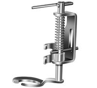 Embroidery Presser Foot for Sewing Machines, Metal Fork-shaped Attachment | Adjustable Design Lifts with Needle, Stitching View, Smooth Polished Finish, for Patchwork and Freehand Fabric Sewing