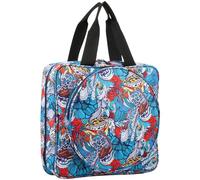 Embroidery Project Bag, Cross Stitch Storage Case with Inner Divider 600D Oxford Portable Sewing Accessories Organiser for 11" Embroidery Hoops Threads and Kits, Multi-Pocket Craft Tote, Bag Only