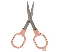 Embroidery Scissors,Incisive Blade Folding Embroidery Scissors Portable Stainless Steel Fabric Scissors Precision Scissors for Crafting Embroidery Rose Gold