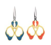 Embroidery Scissors Portable Sewing Scissors Ultra-Sharp Utility Craft-Scissor for Embroidery Needleworks with Cover Small Curved Tip