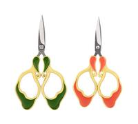 Embroidery Scissors Portable Sewing Scissors Ultra-Sharp Utility Craft-Scissor for Embroidery Needleworks with Cover Small Curved Tip