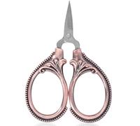 Embroidery Scissors Small Scissors Sewing Scissors Precision Scissors Cute Scissors Craft Scissors Vintage European Style Scissors Stainless Steel(red Ancient)