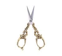 Embroidery Scissors with Hardening Treatment, Professional Craft Scissors for Sewing and Needlework, Retro Style Stainless Steel Tiny Scissors for Thread Trimming and DIY Projects