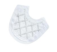 Embroidery Sequins Patches Wedding Dress Sewing On Fabric Patches Embroidered Applique for Evening Gown Dress Elegant Organza Fabric Applique